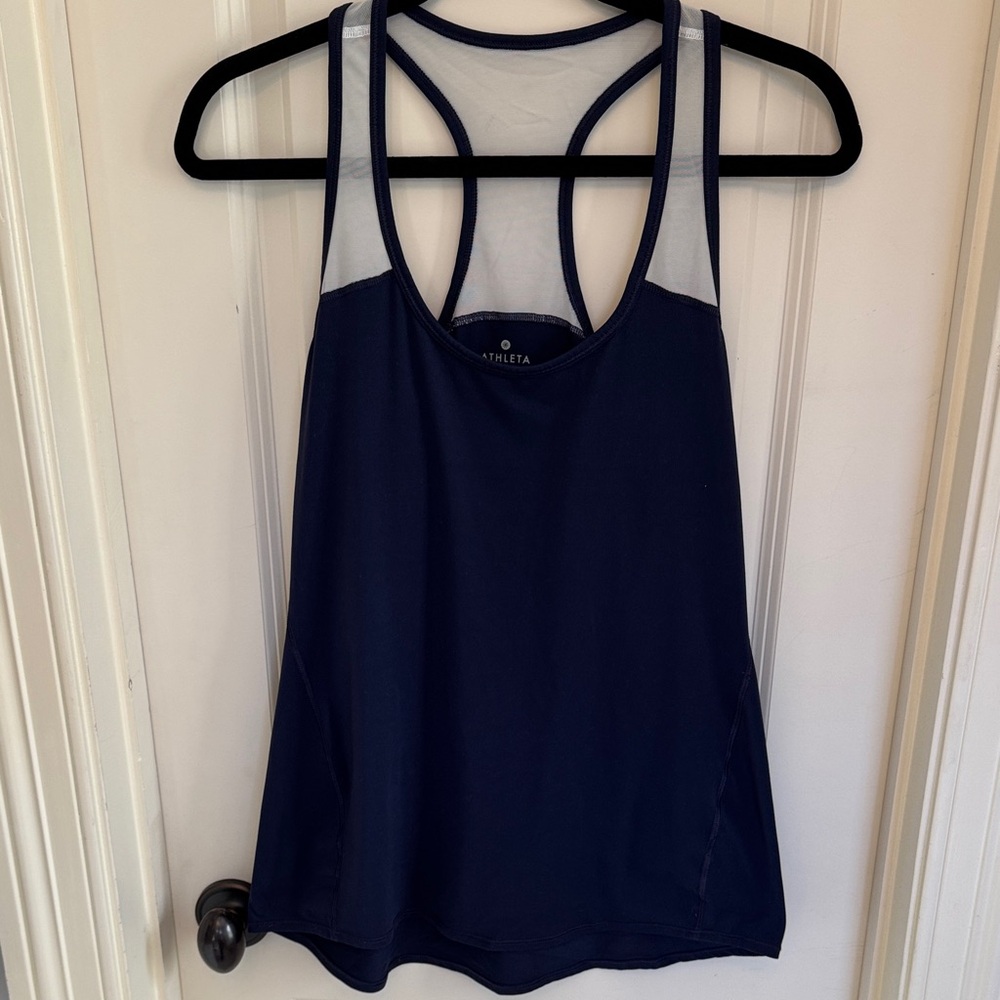 Athleta blue/purple Racerback Tank Top
